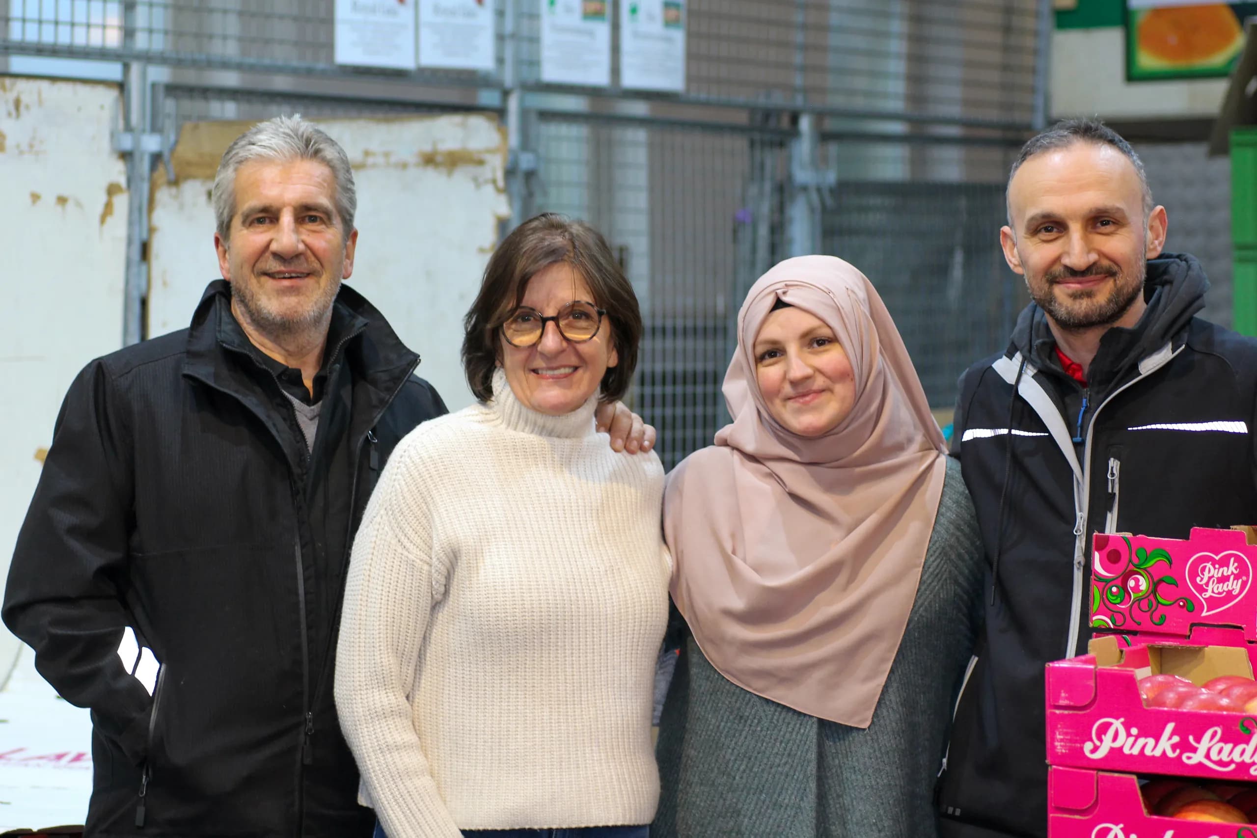 Familie Franke (links) und Familie Keskin (rechts) der Rudolf Leimer GmbH